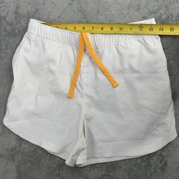The North Face Class V Shorts Womens Medium White Outdoor Hiking Drawstring 4” - Picture 4 of 11